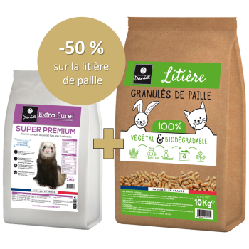 Offre Les recettes de Daniel + litière de paille