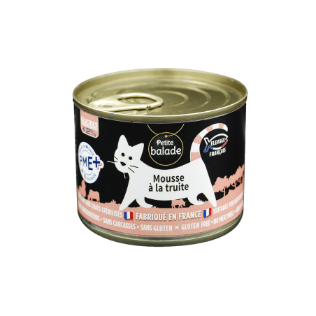 Mousse à la truite 200g - Humide "Petite balade"