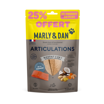 Barres à mâcher "articulations" chien 80g +25%