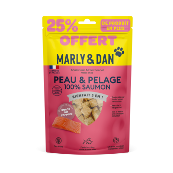 Freeze dried "peau et pelage" chien 50g + 25% offerts