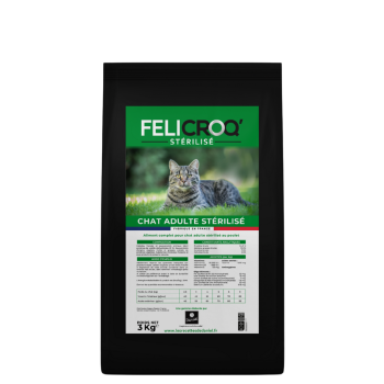 Croquettes pour chat FELICROQ' - 3 Kg