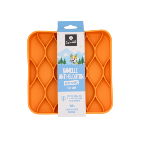 Gamelle anti glouton carrée - 18cm