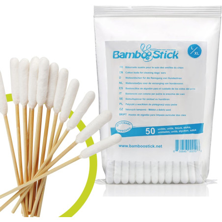 Bâtonnets ouatés Bamboostick - taille L/XL