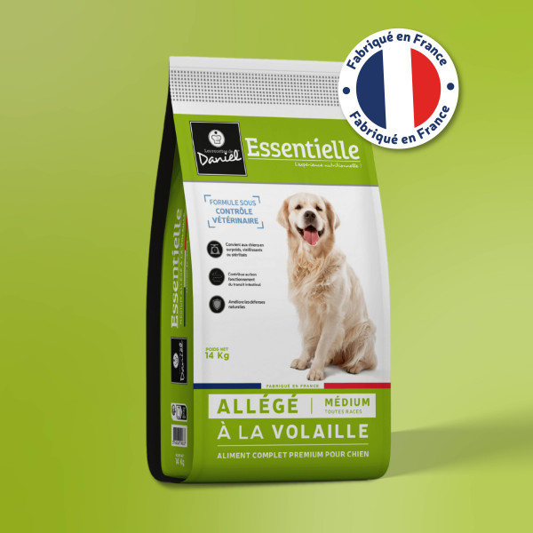 Croquettes Essentielle Allégées Chien - à la volaille 14 kg