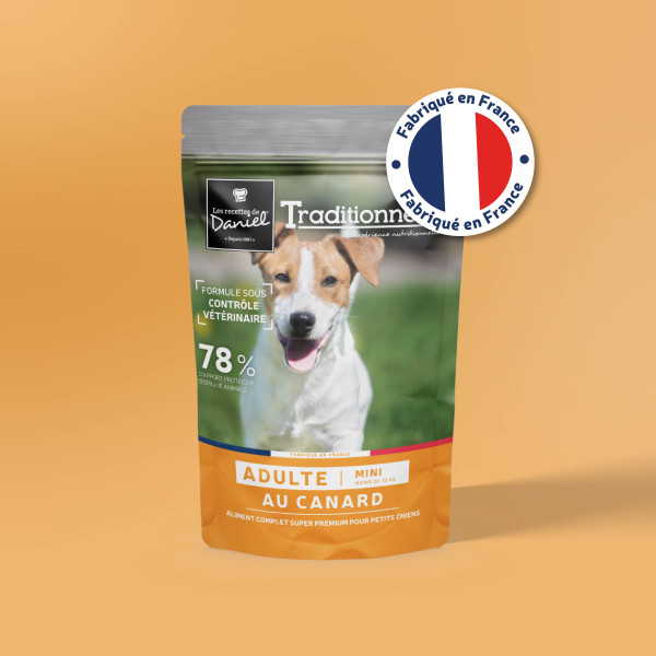 Croquettes Traditionnelle mini adulte canard - 400g