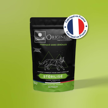 Croquettes Originelle chat stérilisé poulet sans céréales - 400g