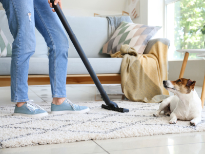 Les étapes d’un ménage efficace lorsque l’on a un animal